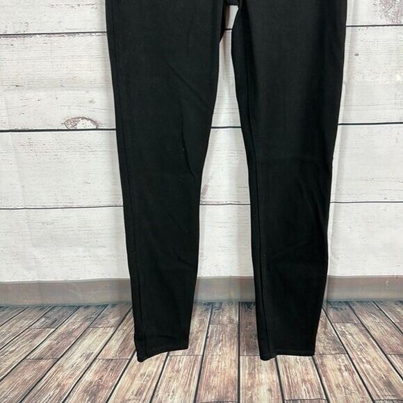 Spanx Perfect Pant Womens Small Black Slim Straight Pull on Stretch Pockets - Picture 3 of 15